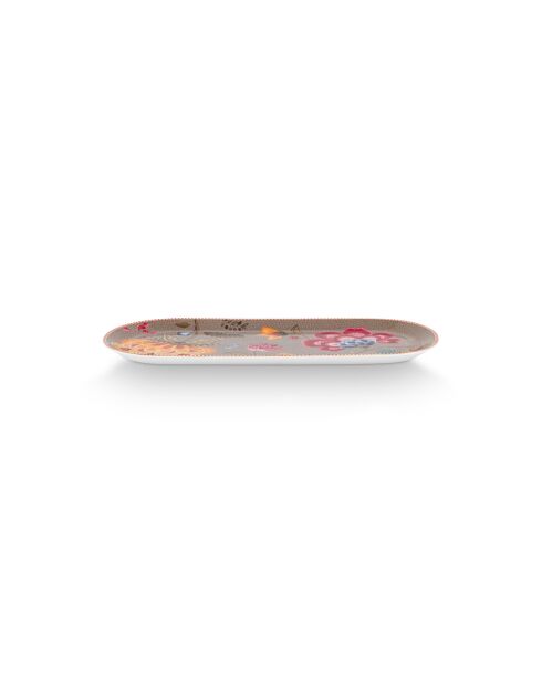 Lot de 6 plateaux à gâteau Blooming Tales Fantasy kaki - 33,3 x 15,5 cm
