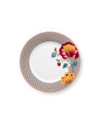 Lot de 6 assiettes Blooming Tales kaki - 26,5 cm