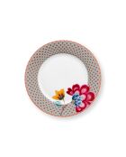 Lot de 6 assiettes Blooming Tales kaki - 23 cm