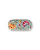 Lot de 6 plateaux à gâteau Blooming Tales Fantasy bleu - 33,3 x 15,5 cm