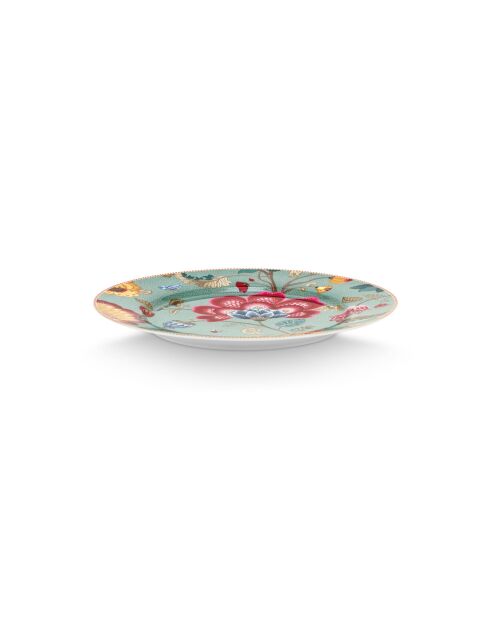 Lot de 2 assiettes Blooming Tales Fantasy bleu - 32 cm