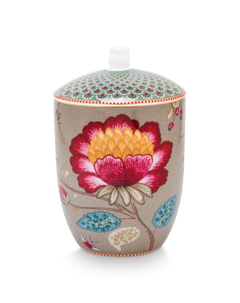 Bocal de rangement Blooming Tales Fantasy kaki