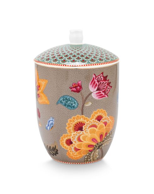 Bocal de rangement Blooming Tales Fantasy kaki