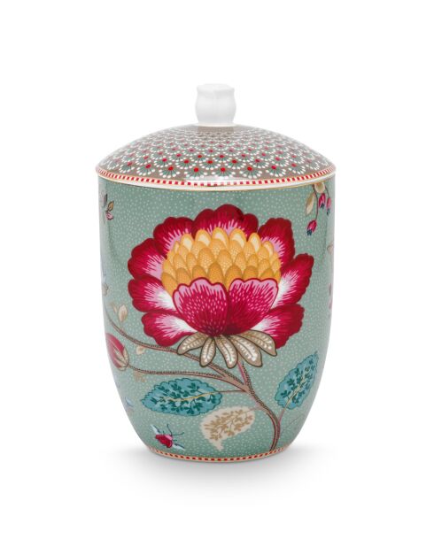 Bocal de rangement Blooming Tales Fantasy bleu