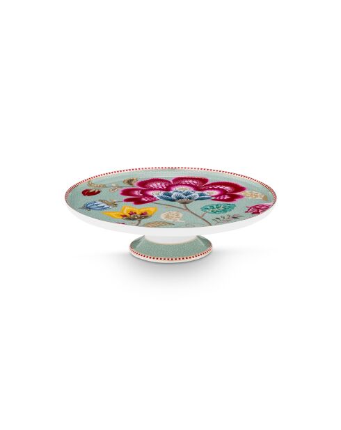 Mini plateau à gâteaux Blooming Tales Fantasy bleu - 21 cm