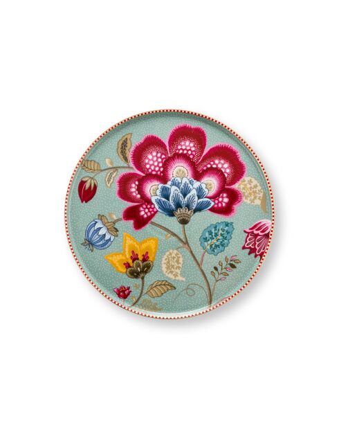 Mini plateau à gâteaux Blooming Tales Fantasy bleu - 21 cm