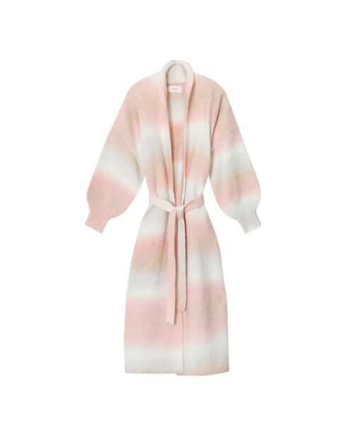 Minta puderrosa Strickjacke