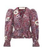 Ren mitternachtsblaue Bluse