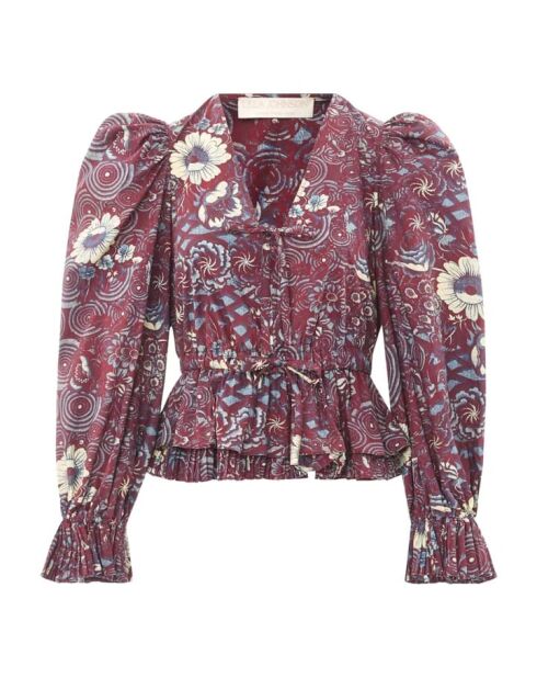 Ren mitternachtsblaue Bluse