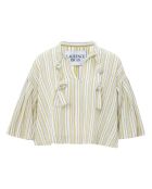 Kite Stripes gelbe Langarmbluse aus Baumwolle