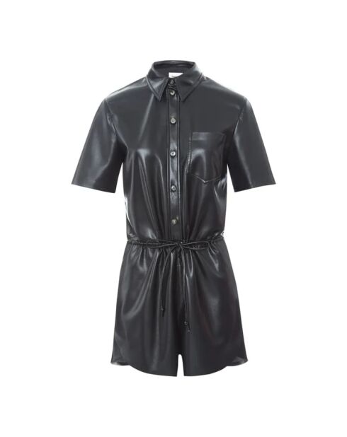 Leni schwarzer Playsuit