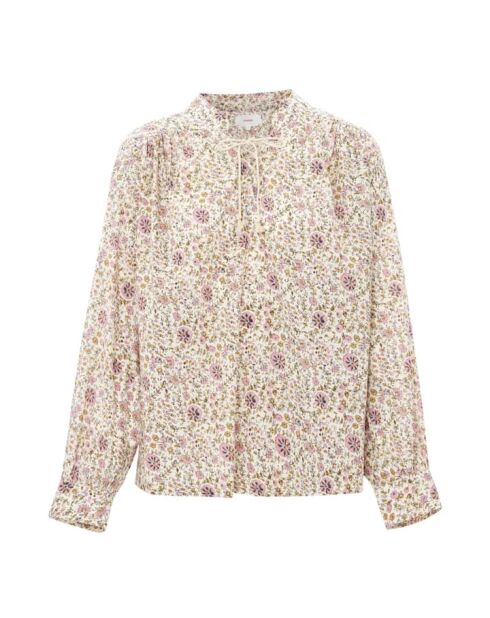 Blusa marfil lírica