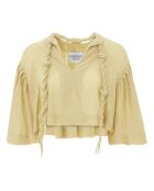 Blusa Kite sand in cotone a manica lunga