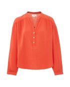 Blouse en gaze de coton Briar mandarine