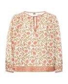 Blusa in cotone a manica lunga Eor ecru