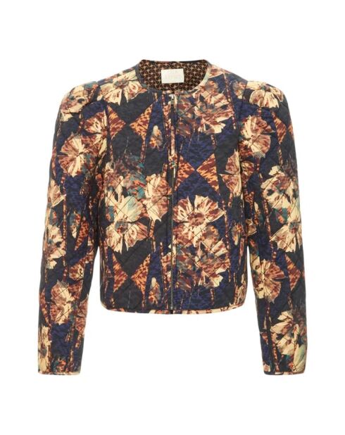 Marineblaue Steppjacke Clarisse