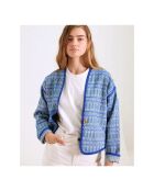Giacca in jacquard blu Daria