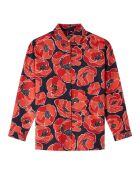 Camicia Wendy coral in cotone a manica lunga