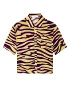 Tony Zebra gelbes Kurzarmhemd