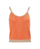 Canotta in maglia lurex Danny mandarin