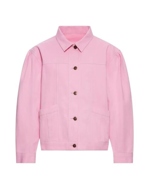 Ted Candy pinke Bio-Jeansjacke aus Baumwolle