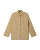 Archibald Baumwolljacke mit beigen Streifen
