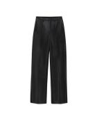 Schwarze Hose Carmen aus recyceltem Leder