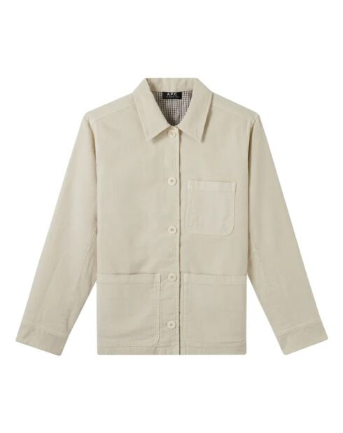 Ecrufarbene Baumwolljacke Silvana