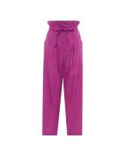 Pantaloni dritti viola Casimir