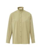 Camicia Sydney in cotone a manica lunga verde kaki