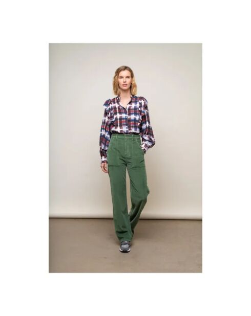 Grüne Baumwollhose Ronda