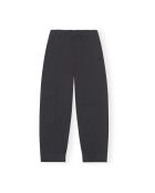 Blauwzwarte katoenen broek Curve