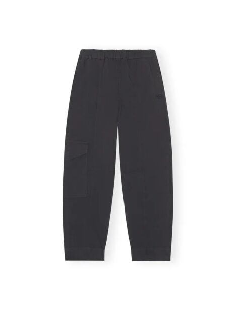 Blauwzwarte katoenen broek Curve