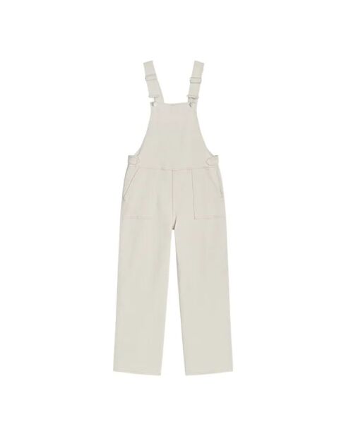 Cremefarbener Jumpsuit Lynd aus Baumwolle