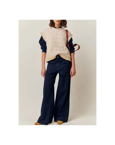Blaue Baumwollhose Manhattan