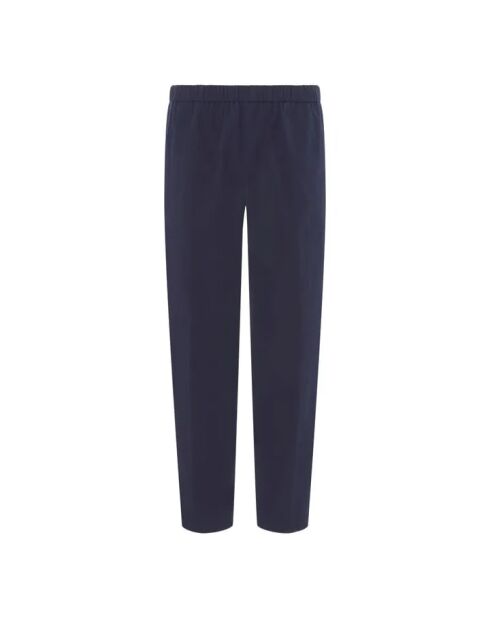 Marineblaue gerade Stretchhose