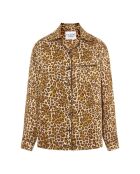 Camicia a maniche lunghe Teddy marrone
