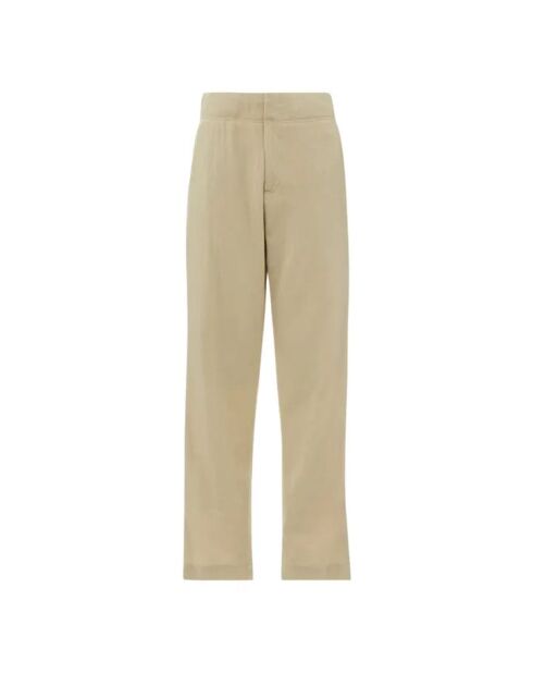 Gerade Baumwollhose Citron Sable