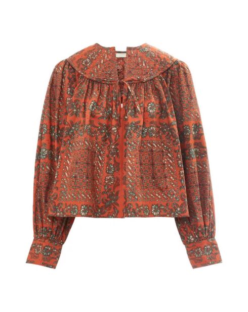 Blouse Satima rouille