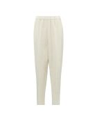Pantaloni fluidi écru elasticizzati
