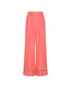 Zinnoberrote Habotai Pyjamas Seidenhose