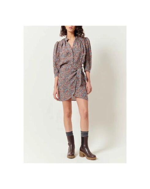 Robe Gaynor Cupro bleue
