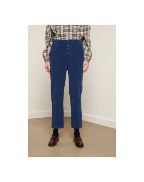 Blaue Baumwollhose Patt