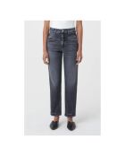 Jeans Pedal Pusher in cotone grigio antracite