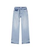 Hellblaue Baumwolljeans Nikka