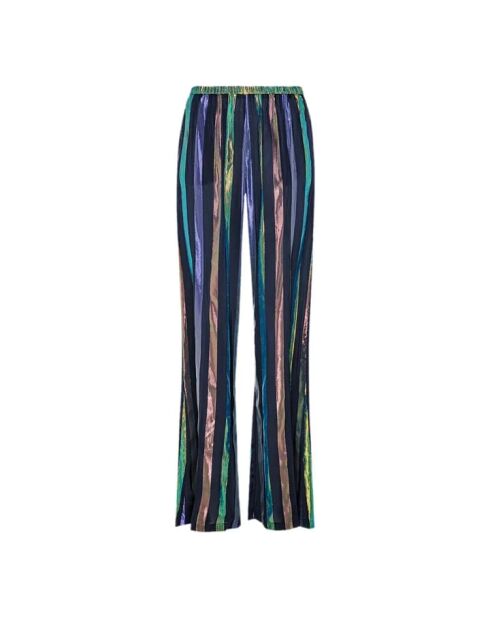 Blaue schwarze Pyjamahose von Iris Habotai