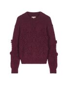Maglione in mohair Plum Merino e Samala