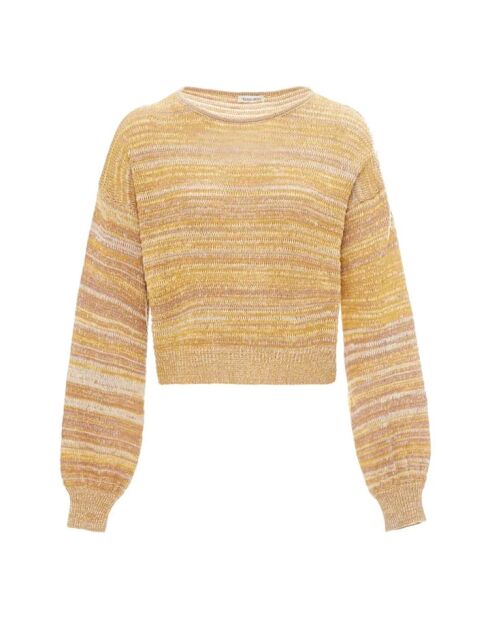 Gelb melierter Verra-Pullover