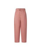 Gerade geschnittene Baumwollhose Volage in Rosa
