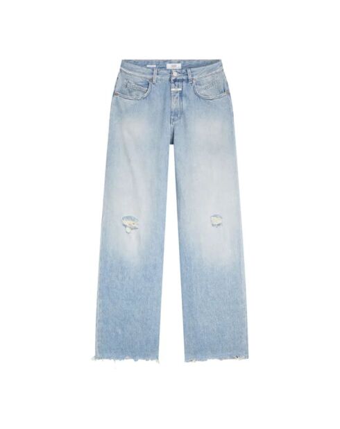 Hellblaue Baumwolljeans Nikka